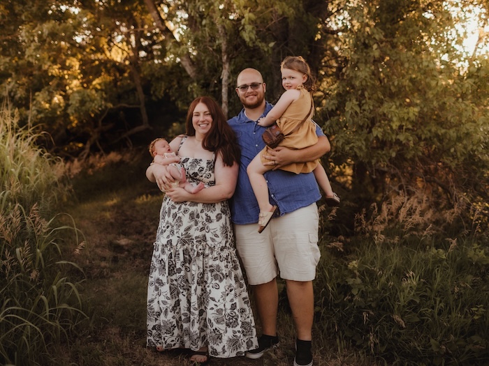 Lena Helms and her family