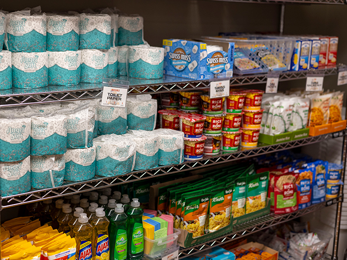 student pantry food items