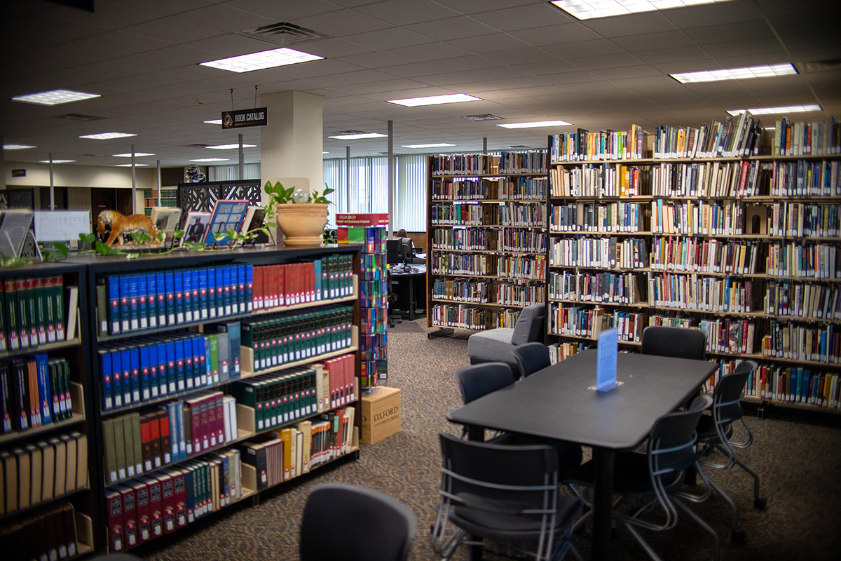 library interior