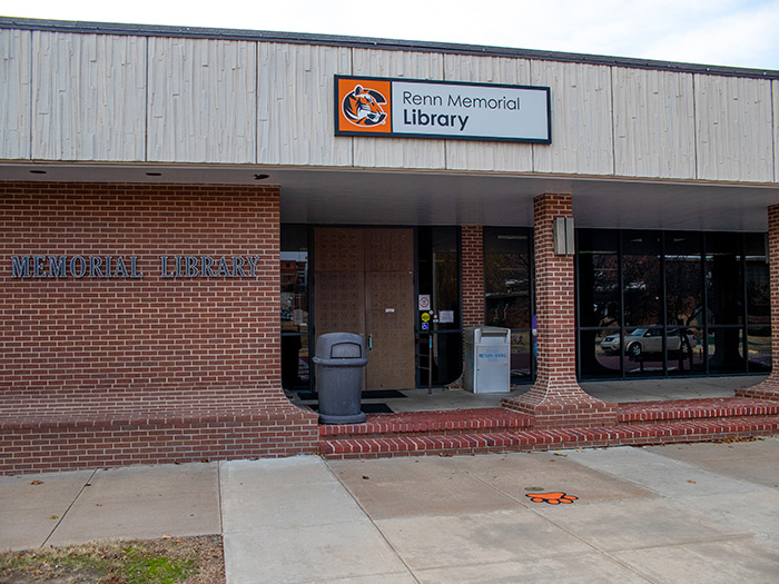 library entrance