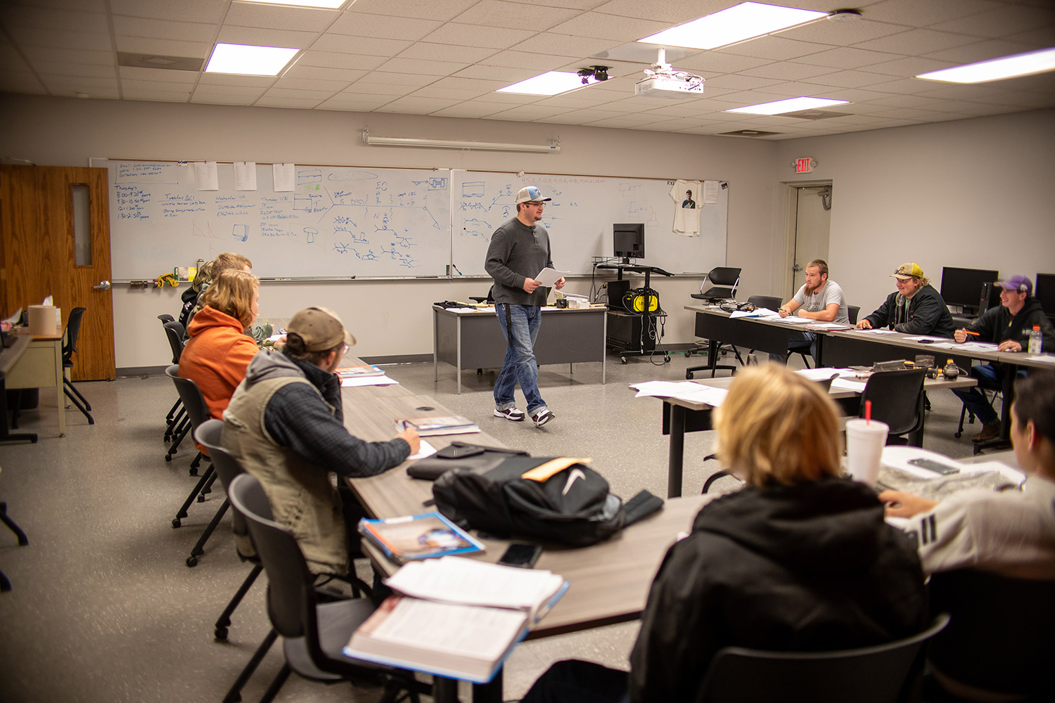 classroom at Mulvane Tech Center