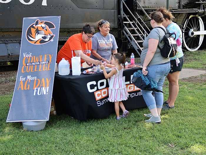 cowley table at Wheat Festival