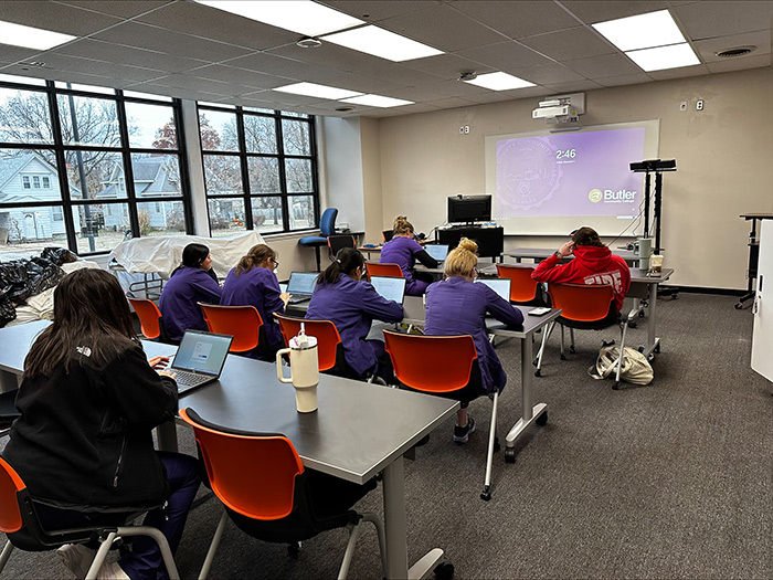 nursing students at the winfield campus