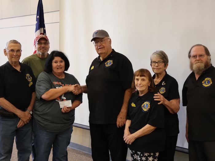 early birds lions club donation