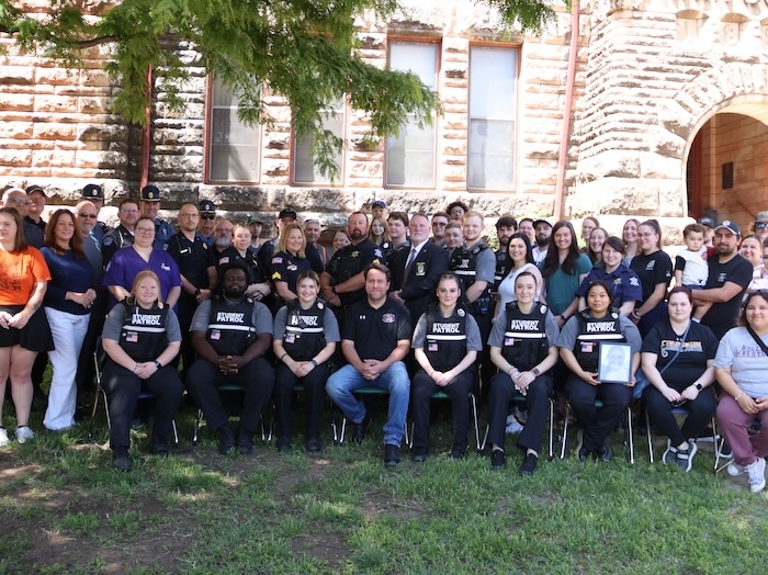 attendees of the criminal justice programs farewell to Ireland hall