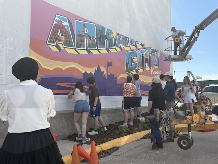 mural installation