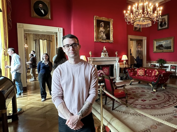 Trevor at the White House