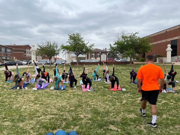 yoga on the lawn event