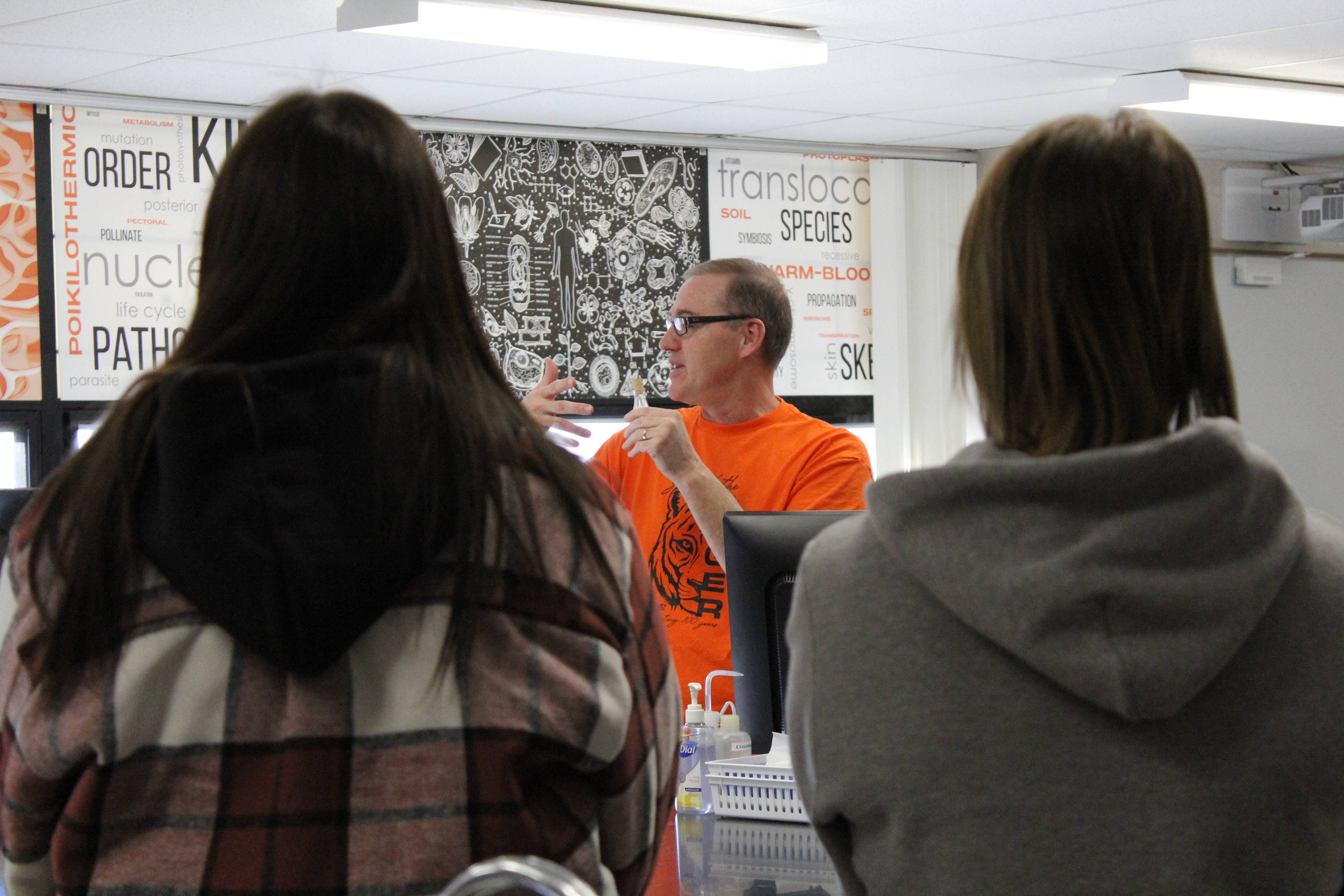 students in classroom with instructor