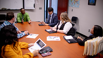 Business people in a conference room